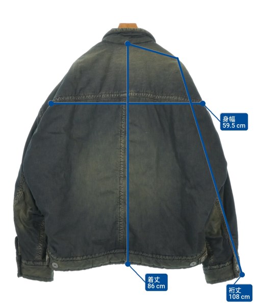 Maison MIHARA YASUHIRO（メゾンミハラヤスヒロ）カバーオール 青 サイズ:46(M位) メンズ/2200633860011