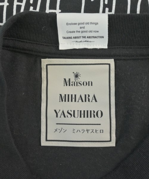 Maison MIHARA YASUHIRO（メゾンミハラヤスヒロ）Tシャツ・カットソー 黒 サイズ:XL メンズ/2200614814118