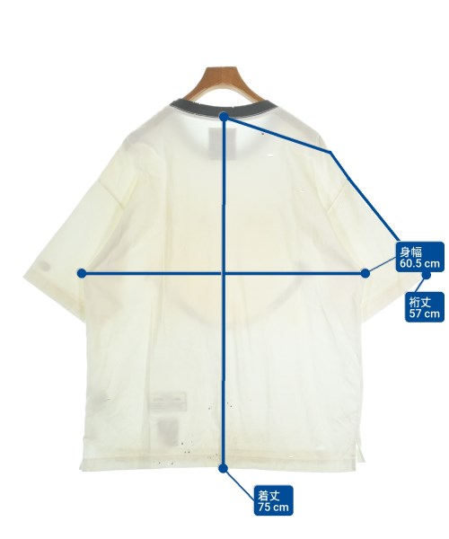 Maison MIHARA YASUHIRO（メゾンミハラヤスヒロ）Tシャツ・カットソー 白 サイズ:48(L位) メンズ/2200615859057