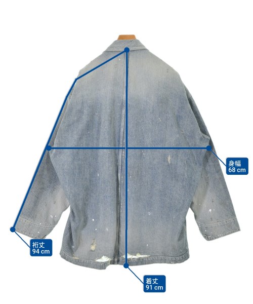 Maison MIHARA YASUHIRO（メゾンミハラヤスヒロ）カバーオール 青 サイズ:46(M位) メンズ/2200621055016