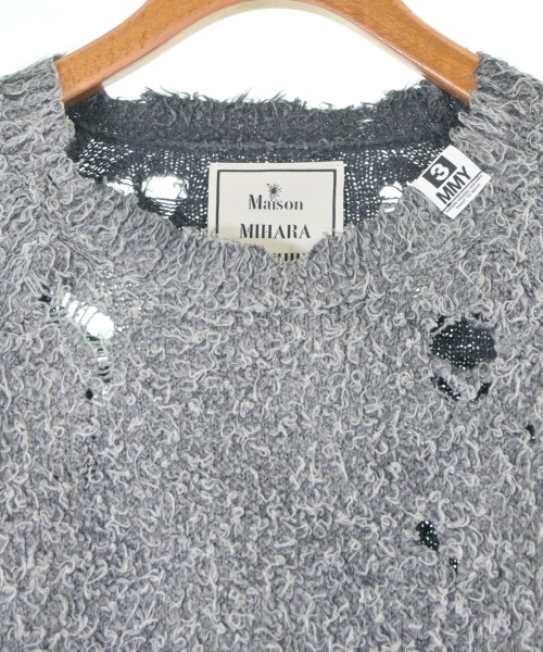 Maison MIHARA YASUHIRO（メゾンミハラヤスヒロ）ニット・セーター グレー サイズ:48(L位) メンズ/2200655122043