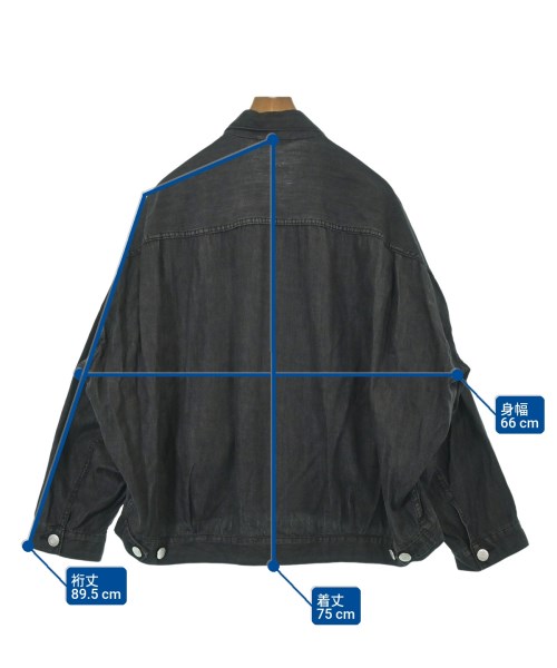 Maison MIHARA YASUHIRO（メゾンミハラヤスヒロ）デニムジャケット 黒 サイズ:46(M位) メンズ/2200648936411