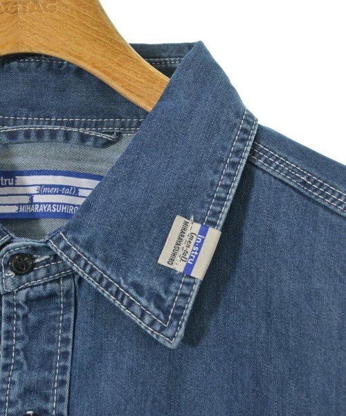 Maison MIHARA YASUHIRO（メゾンミハラヤスヒロ）カジュアルシャツ 青 サイズ:46(M位) メンズ/2200648936459