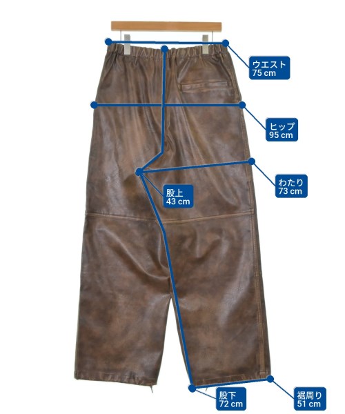 Maison MIHARA YASUHIRO（メゾンミハラヤスヒロ）その他 茶 サイズ:46(M位) メンズ/2200656166039