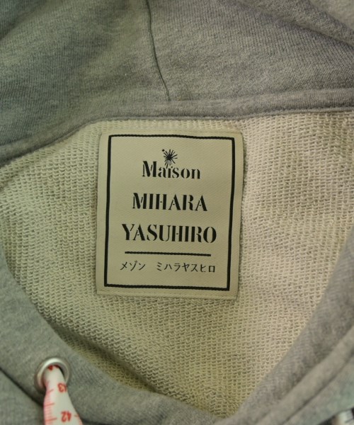 Maison MIHARA YASUHIRO（メゾンミハラヤスヒロ）パーカー グレー サイズ:44(S位) メンズ/2200657367046