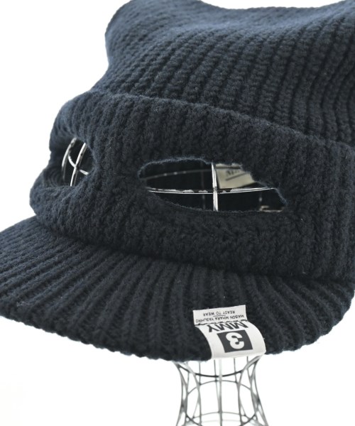 Maison MIHARA YASUHIRO（メゾンミハラヤスヒロ）ニットキャップ・ビーニー 黒 サイズ:- メンズ/2200658843044