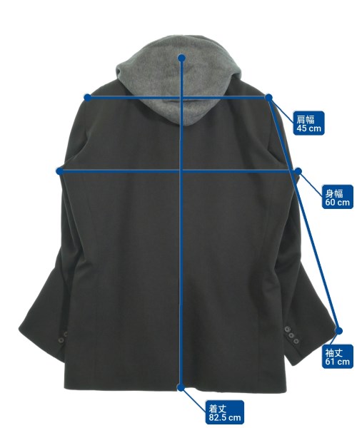 Maison MIHARA YASUHIRO（メゾンミハラヤスヒロ）ジャケット 黒 サイズ:38(M位) メンズ/2200648950011