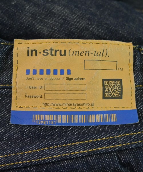 Maison MIHARA YASUHIRO（メゾンミハラヤスヒロ）デニムパンツ 紺 サイズ:44(S位) メンズ/2200652105094