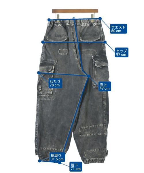 Maison MIHARA YASUHIRO（メゾンミハラヤスヒロ）カーゴパンツ グレー サイズ:46(M位) メンズ/2200653135052