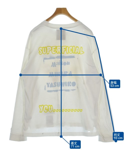 Maison MIHARA YASUHIRO（メゾンミハラヤスヒロ）Tシャツ・カットソー 白 サイズ:46(M位) メンズ/2200653954035