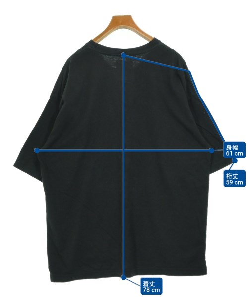 Maison MIHARA YASUHIRO（メゾンミハラヤスヒロ）Tシャツ・カットソー 黒 サイズ:48(L位) メンズ/2200706326017