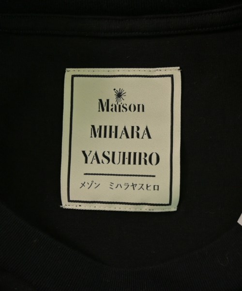 Maison MIHARA YASUHIRO（メゾンミハラヤスヒロ）Tシャツ・カットソー 黒 サイズ:46(M位) メンズ/2200661827161