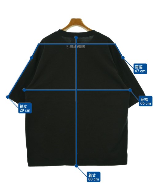 Maison MIHARA YASUHIRO（メゾンミハラヤスヒロ）Tシャツ・カットソー 黒 サイズ:46(M位) メンズ/2200661827161