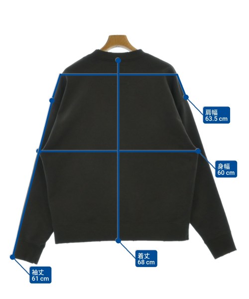 Maison MIHARA YASUHIRO（メゾンミハラヤスヒロ）スウェット 黒 サイズ:44(S位) メンズ/2200666118035