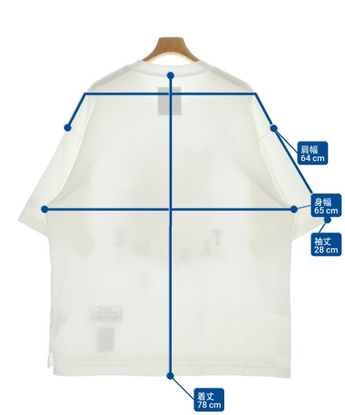 Maison MIHARA YASUHIRO（メゾンミハラヤスヒロ）Tシャツ・カットソー 白 サイズ:48(L位) メンズ/2200721609010