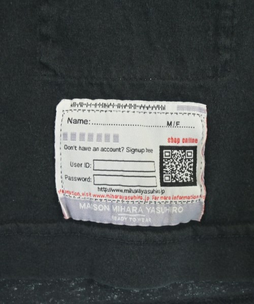 Maison MIHARA YASUHIRO（メゾンミハラヤスヒロ）Tシャツ・カットソー 黒 サイズ:48(L位) メンズ/2200685203170