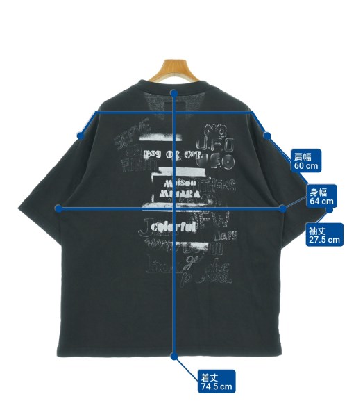 Maison MIHARA YASUHIRO（メゾンミハラヤスヒロ）Tシャツ・カットソー 黒 サイズ:48(L位) メンズ/2200685203170