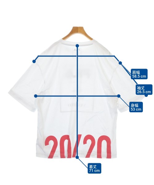 Maison MIHARA YASUHIRO（メゾンミハラヤスヒロ）Tシャツ・カットソー 白 サイズ:M メンズ/2200690421026