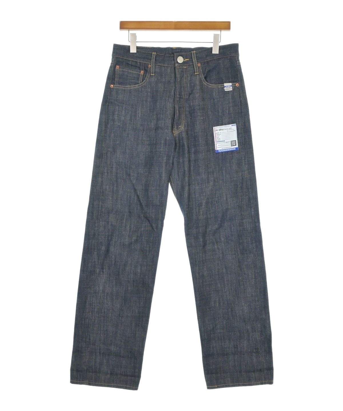 【新品未使用品】OHGAバランスデニムMサイズ Maison MIHARA YASUHIRO（メゾンミハラヤスヒロ）デニムパンツ 紺