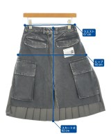Maison MIHARA YASUHIRO（メゾンミハラヤスヒロ）ひざ丈スカート グレー サイズ:36(S位) レディース/2200655518013