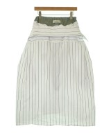 Maison MIHARA YASUHIRO（メゾンミハラヤスヒロ）ロング・マキシ丈スカート 白 サイズ:38(M位) レディース/2200660566030