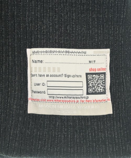 Maison MIHARA YASUHIRO（メゾンミハラヤスヒロ）ベスト/ノースリーブ グレー サイズ:-(M位) レディース/2200644049283