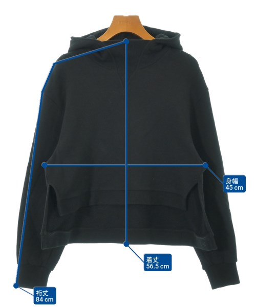 Maison MIHARA YASUHIRO（メゾンミハラヤスヒロ）パーカー 黒 サイズ:38(M位) レディース/2200644628075