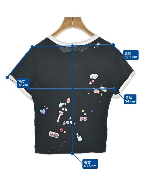 Maison MIHARA YASUHIRO（メゾンミハラヤスヒロ）Tシャツ・カットソー 黒 サイズ:36(S位) レディース/2200690326031