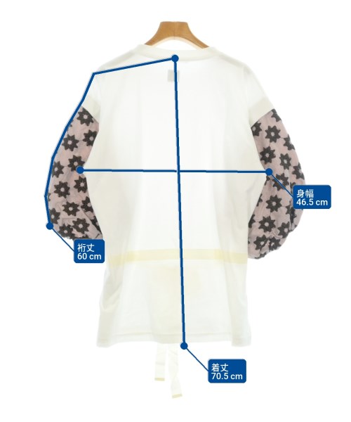 Yuumi ARIA（ユウミアリア）Tシャツ・カットソー 白 サイズ:F レディース/2200718013134