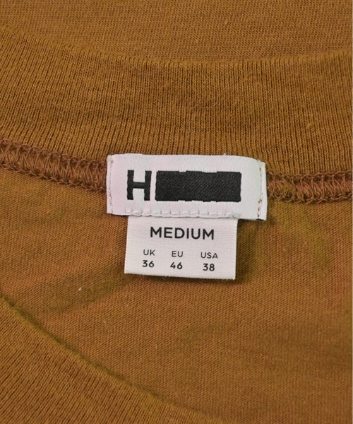H BEAUTY&YOUTH（エイチビューティーアンドユース）Tシャツ・カットソー 茶 サイズ:M メンズ/2200497549282