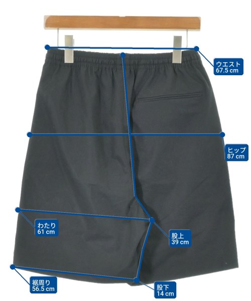 H BEAUTY&YOUTH（エイチビューティーアンドユース）ショートパンツ 黒 サイズ:M メンズ/2200633310387