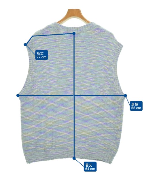 H BEAUTY&YOUTH（エイチビューティーアンドユース）ベスト 白 サイズ:M メンズ/2200642879028