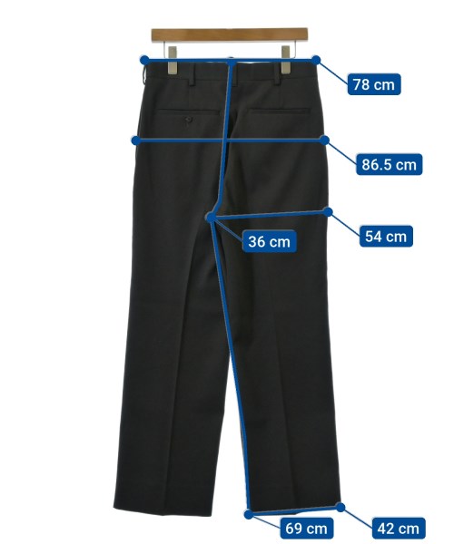 H BEAUTY&YOUTH（エイチビューティーアンドユース）スラックス 黒 サイズ:M メンズ/2200542764035