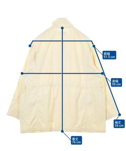 H BEAUTY&YOUTH（エイチビューティーアンドユース）ミリタリーブルゾン 白 サイズ:M メンズ/2200622126029