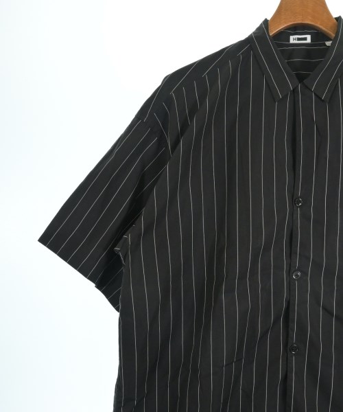 H BEAUTY&YOUTH（エイチビューティーアンドユース）カジュアルシャツ 黒 サイズ:L メンズ/2200613743150