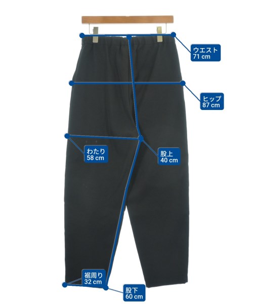 H BEAUTY&YOUTH（エイチビューティーアンドユース）スラックス 黒 サイズ:M メンズ/2200624735045