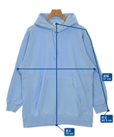 H BEAUTY&YOUTH（エイチビューティーアンドユース）パーカー 青 サイズ:M メンズ/2200628304094