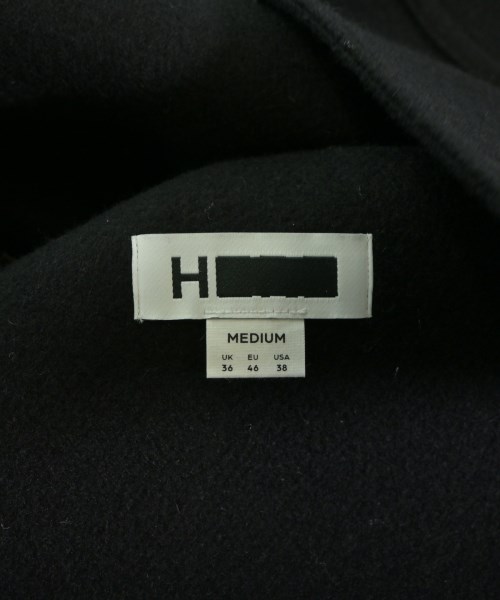 H BEAUTY&YOUTH（エイチビューティーアンドユース）ステンカラーコート 黒 サイズ:46(M位) メンズ/2200622292038