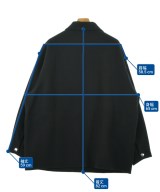 H BEAUTY&YOUTH（エイチビューティーアンドユース）ステンカラーコート 黒 サイズ:46(M位) メンズ/2200622292038