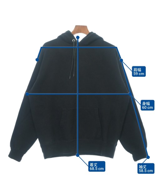 H BEAUTY&YOUTH（エイチビューティーアンドユース）パーカー 黒 サイズ:S メンズ/2200620162012