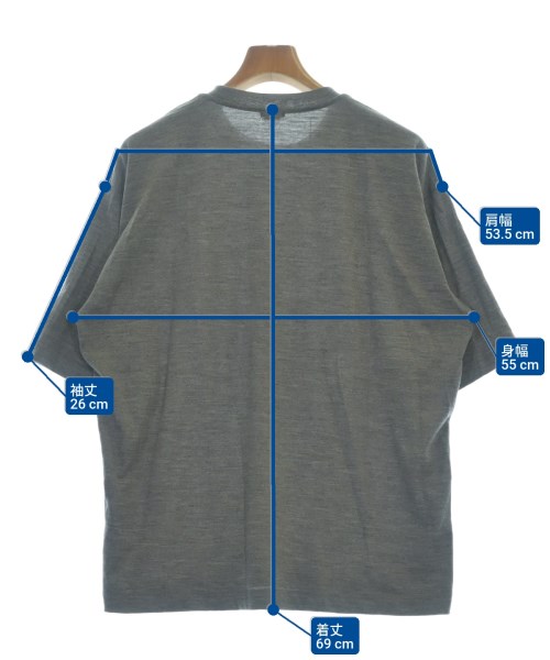 H BEAUTY&YOUTH（エイチビューティーアンドユース）Tシャツ・カットソー グレー サイズ:S メンズ/2200612682139
