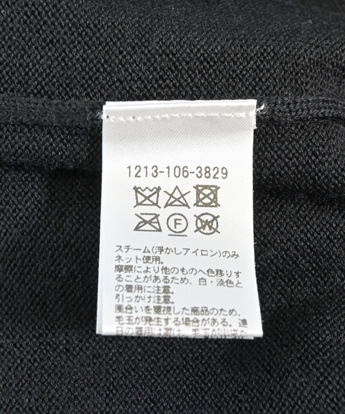 H BEAUTY&YOUTH（エイチビューティーアンドユース）ニット・セーター 黒 サイズ:L メンズ/2200613889056