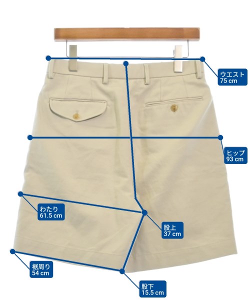 H BEAUTY&YOUTH（エイチビューティーアンドユース）ショートパンツ ベージュ サイズ:S メンズ/2200614961041