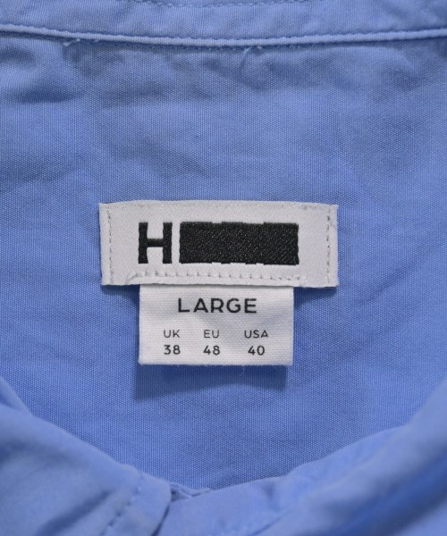 H BEAUTY&YOUTH（エイチビューティーアンドユース）カジュアルシャツ 青 サイズ:L メンズ/2200618074037