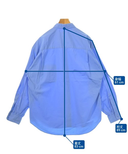 H BEAUTY&YOUTH（エイチビューティーアンドユース）カジュアルシャツ 青 サイズ:L メンズ/2200618074037