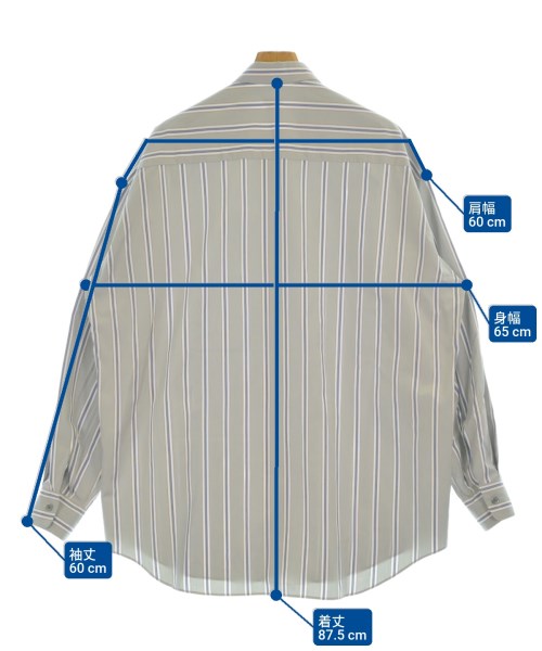 H BEAUTY&YOUTH（エイチビューティーアンドユース）カジュアルシャツ グレー サイズ:M メンズ/2200670303137