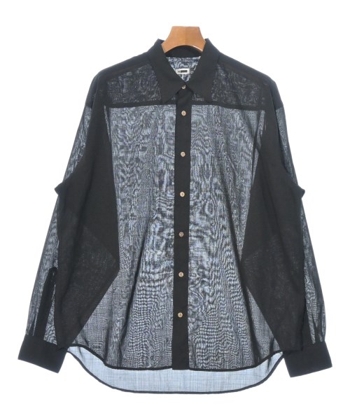 H BEAUTY&YOUTH(エイチビューティーアンドユース)カジュアルシャツ 黒 サイズ:L/2200673377036