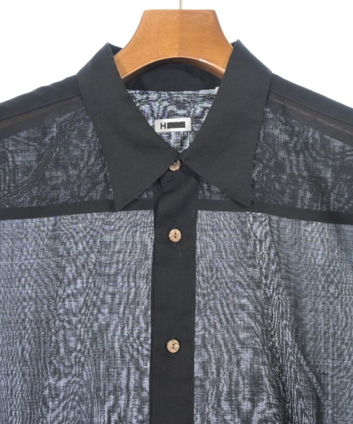 H BEAUTY&YOUTH（エイチビューティーアンドユース）カジュアルシャツ 黒 サイズ:L メンズ/2200673377036