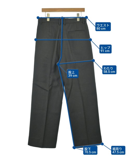 H BEAUTY&YOUTH（エイチビューティーアンドユース）スラックス グレー サイズ:46(M位) メンズ/2200673797117