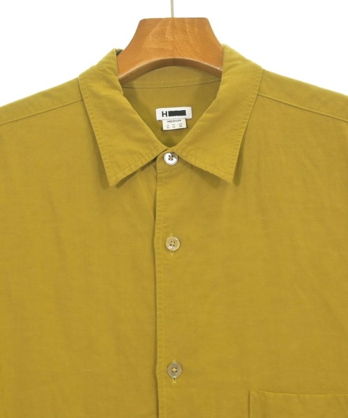 H BEAUTY&YOUTH（エイチビューティーアンドユース）カジュアルシャツ 黄 サイズ:M メンズ/2200672455070